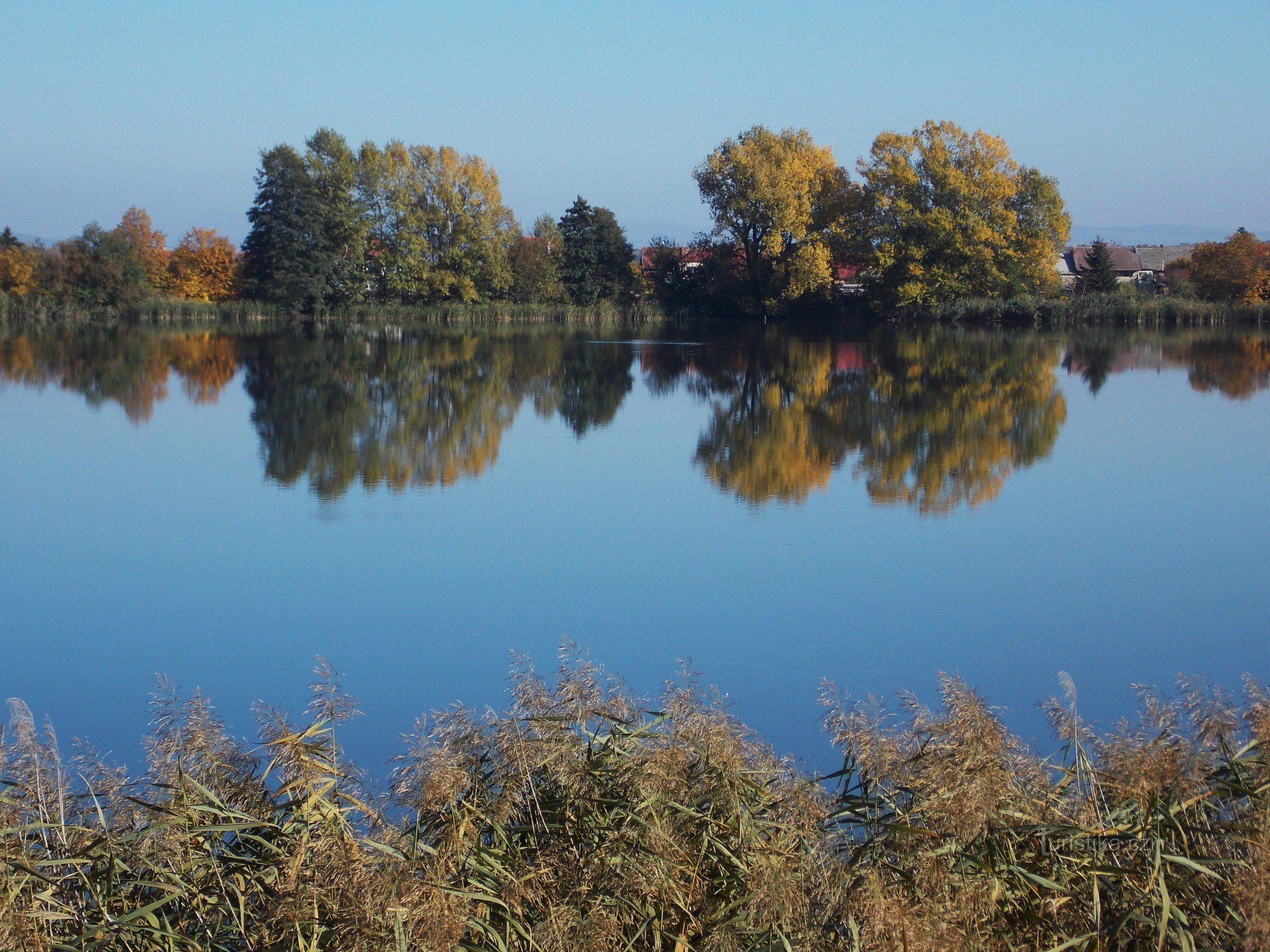 Around Zámecký rybník in Chropyny