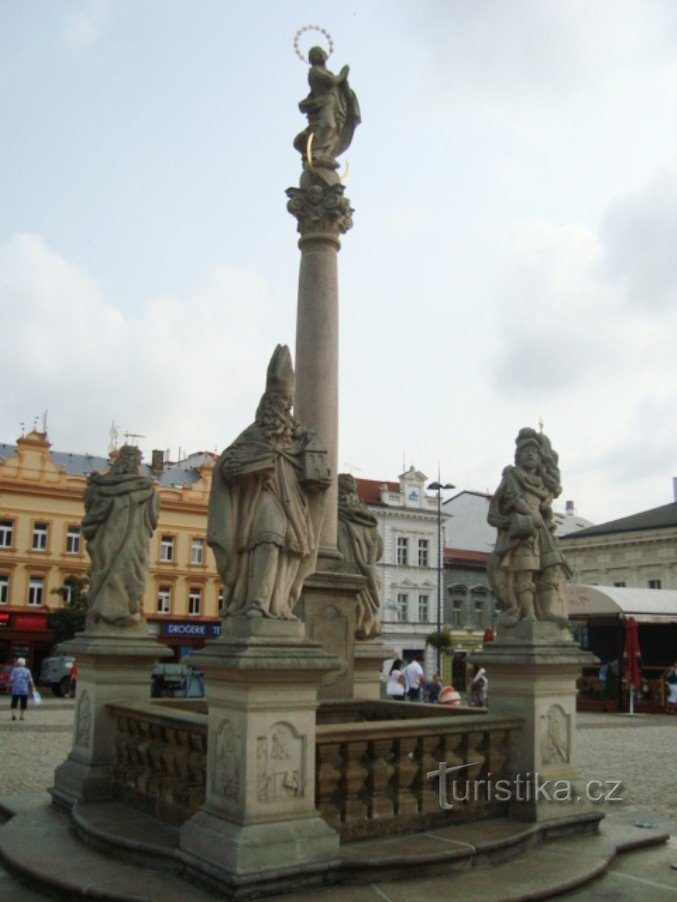 Köln - Marijanski steber iz leta 1682 - Foto: Ulrych Mir.