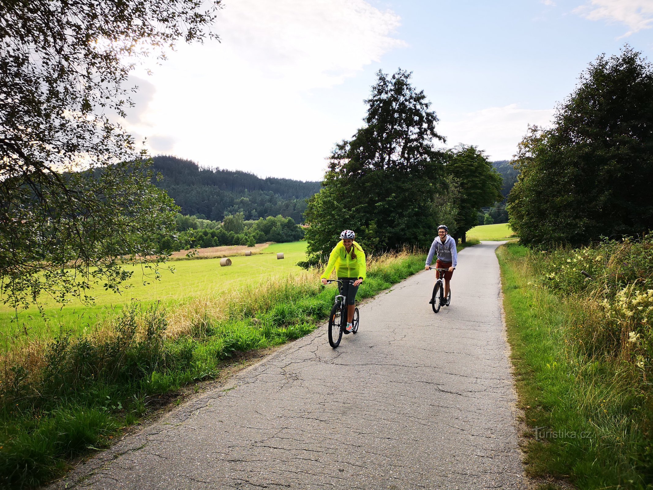 mit dem Roller von Kleti