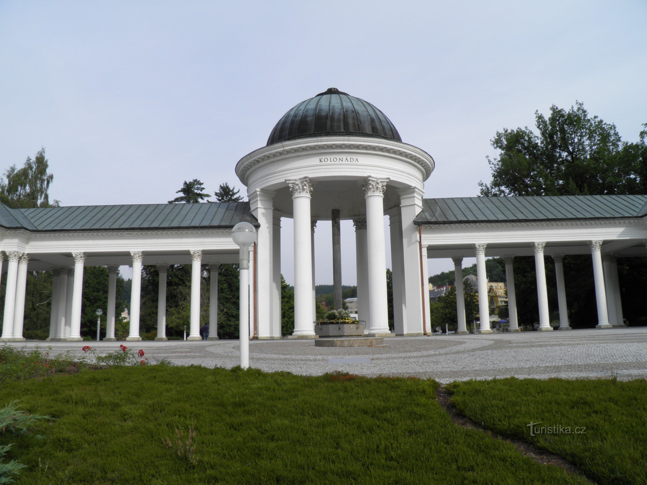 Colonnade ở Mariánské Lázně.