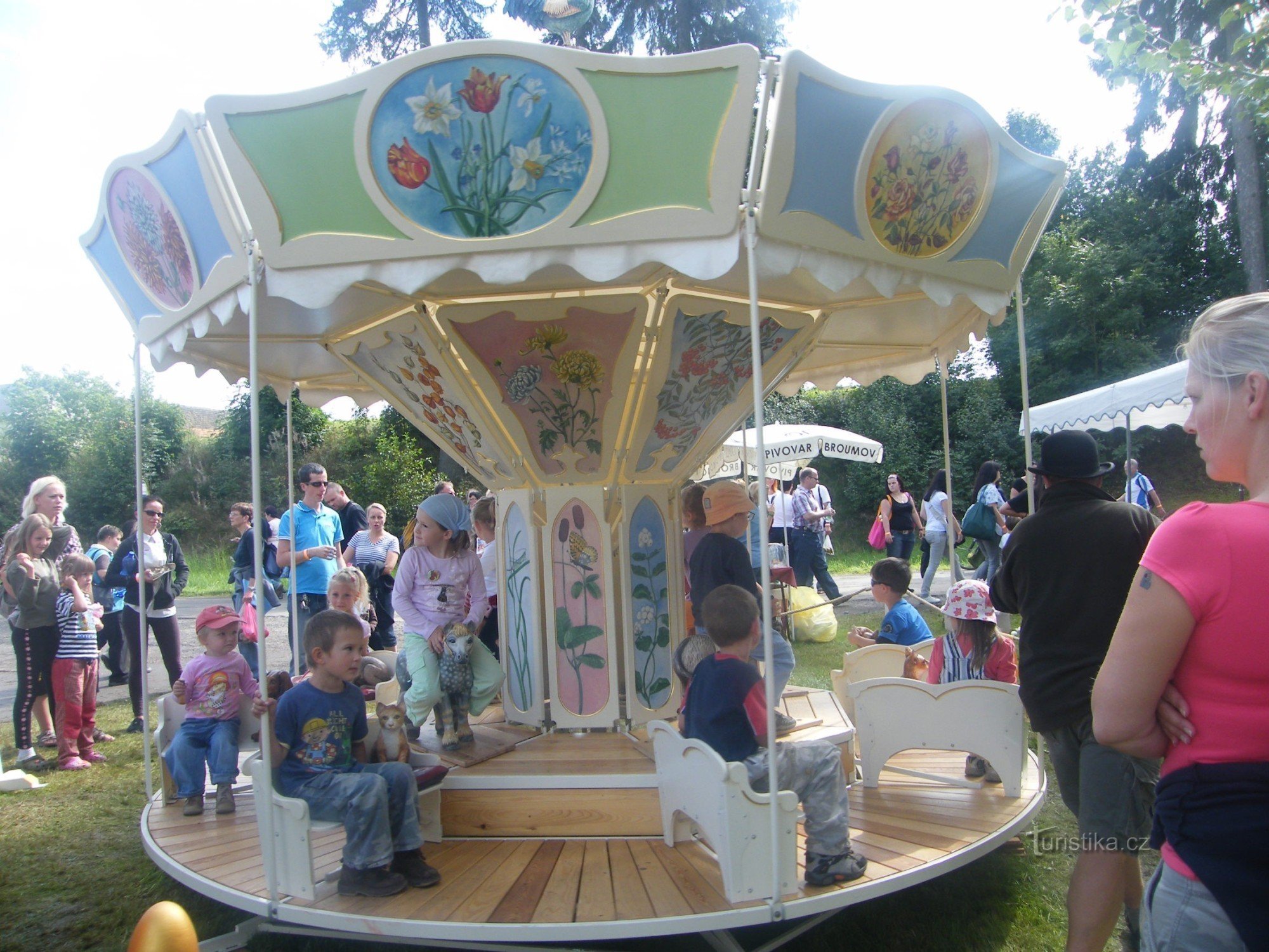 carrousel et animaux