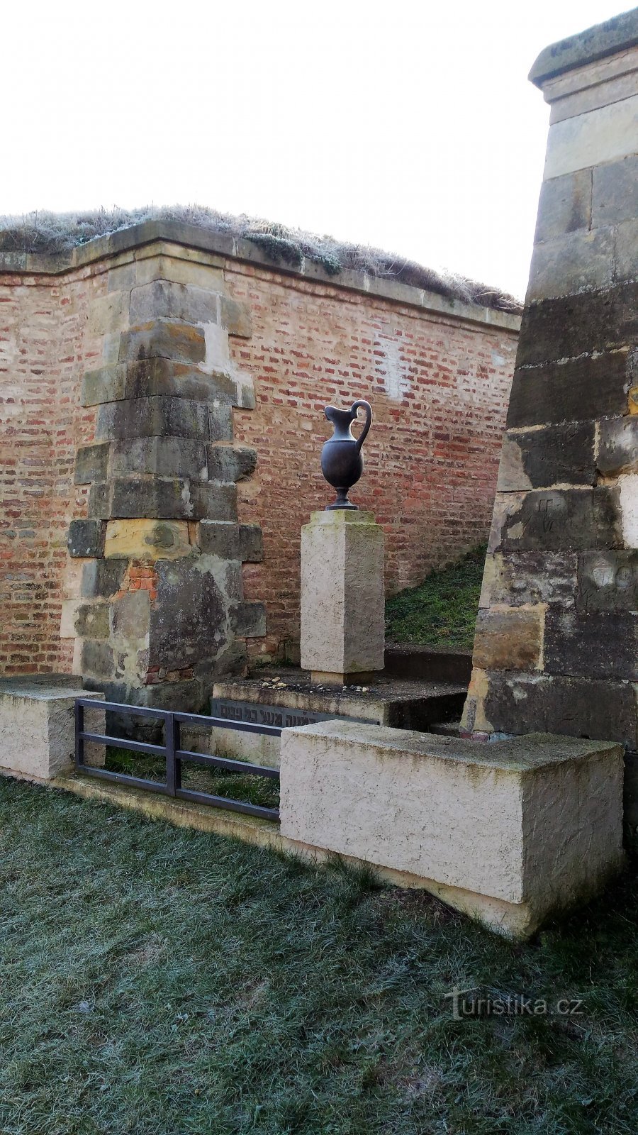 Columbarium van het getto in het fort Terezín.