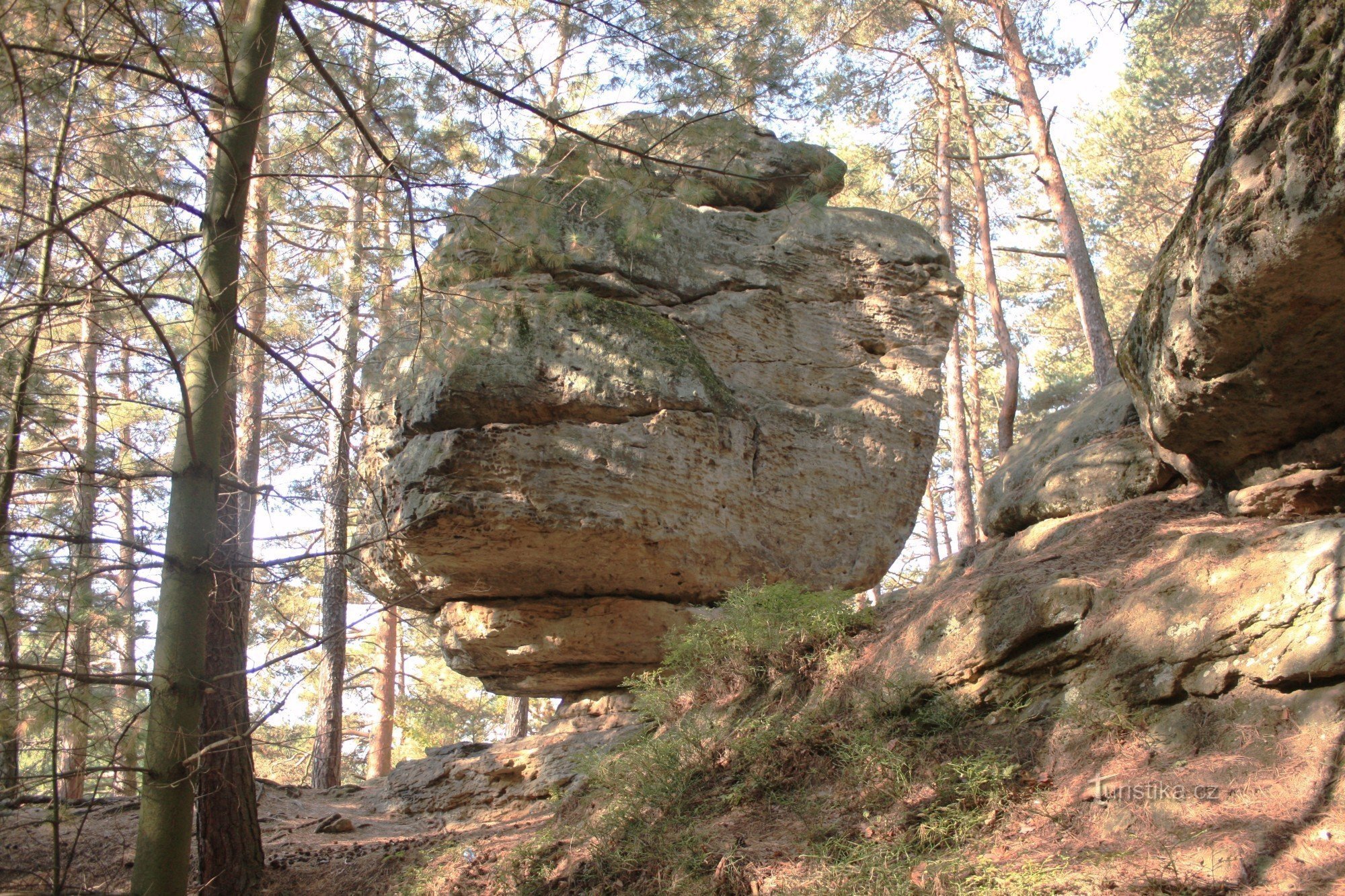 Columbus ägg - stenformation