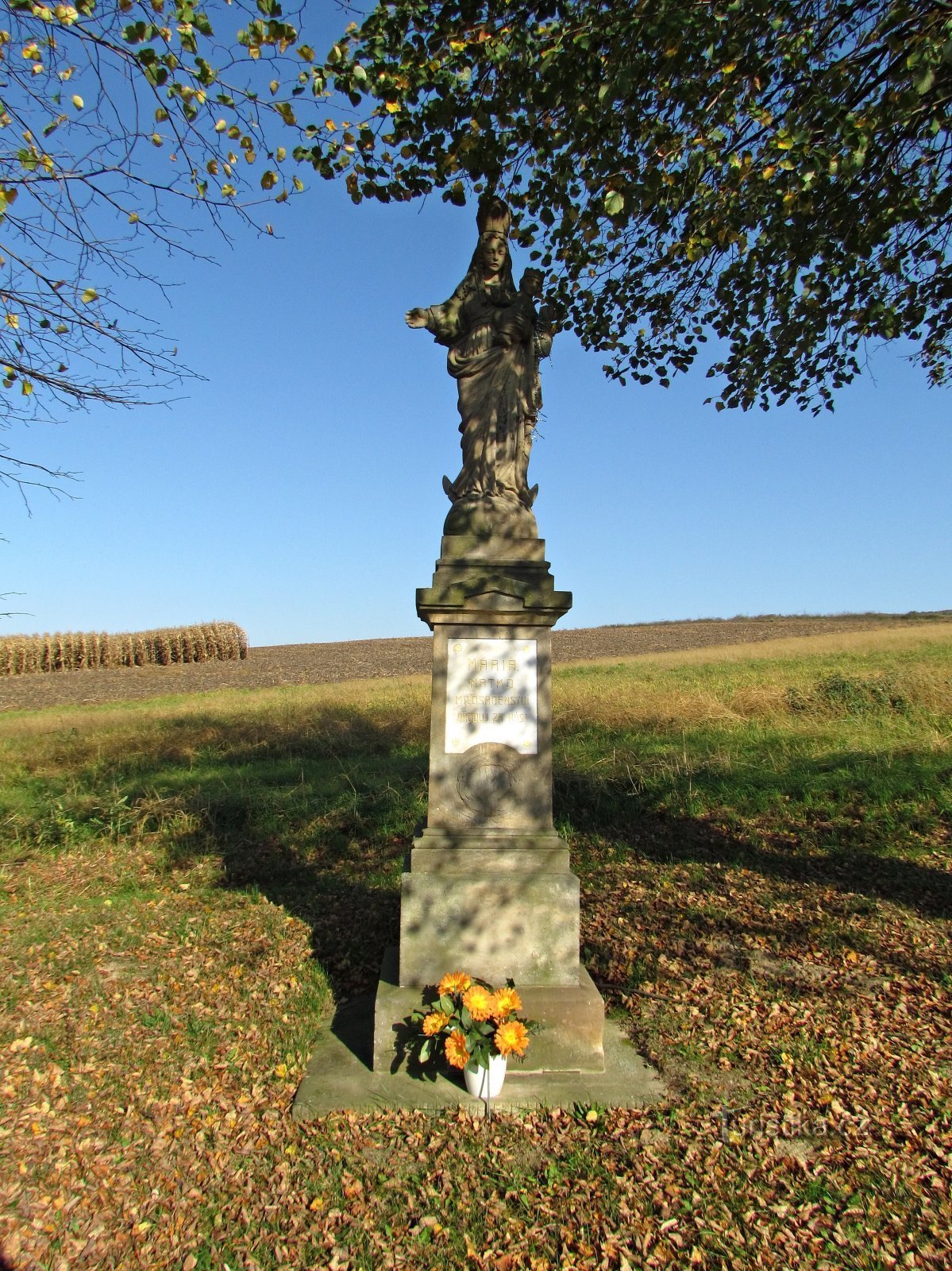 Komárov - statue of the Virgin Mary