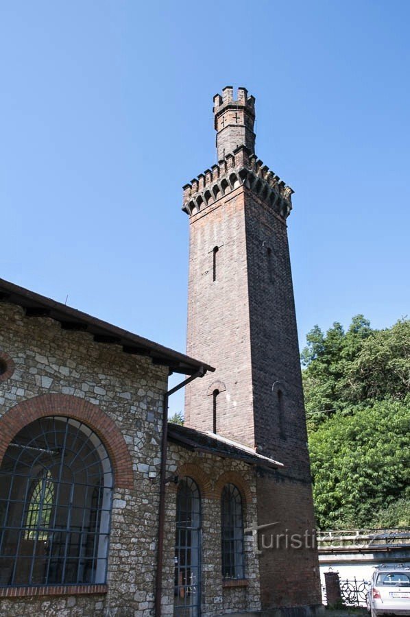 Klamovkys Schornstein ähnelt etwas aus Italien