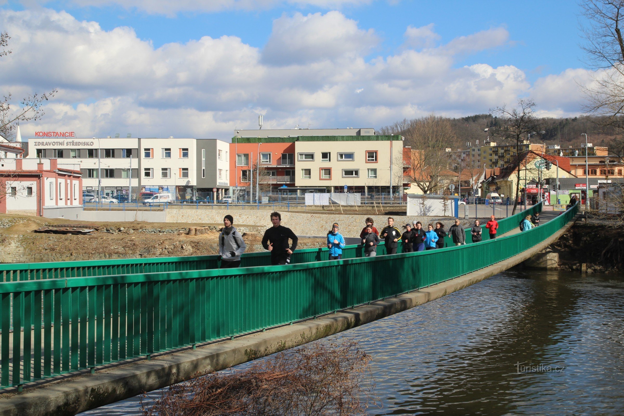 Passerelle cheminée