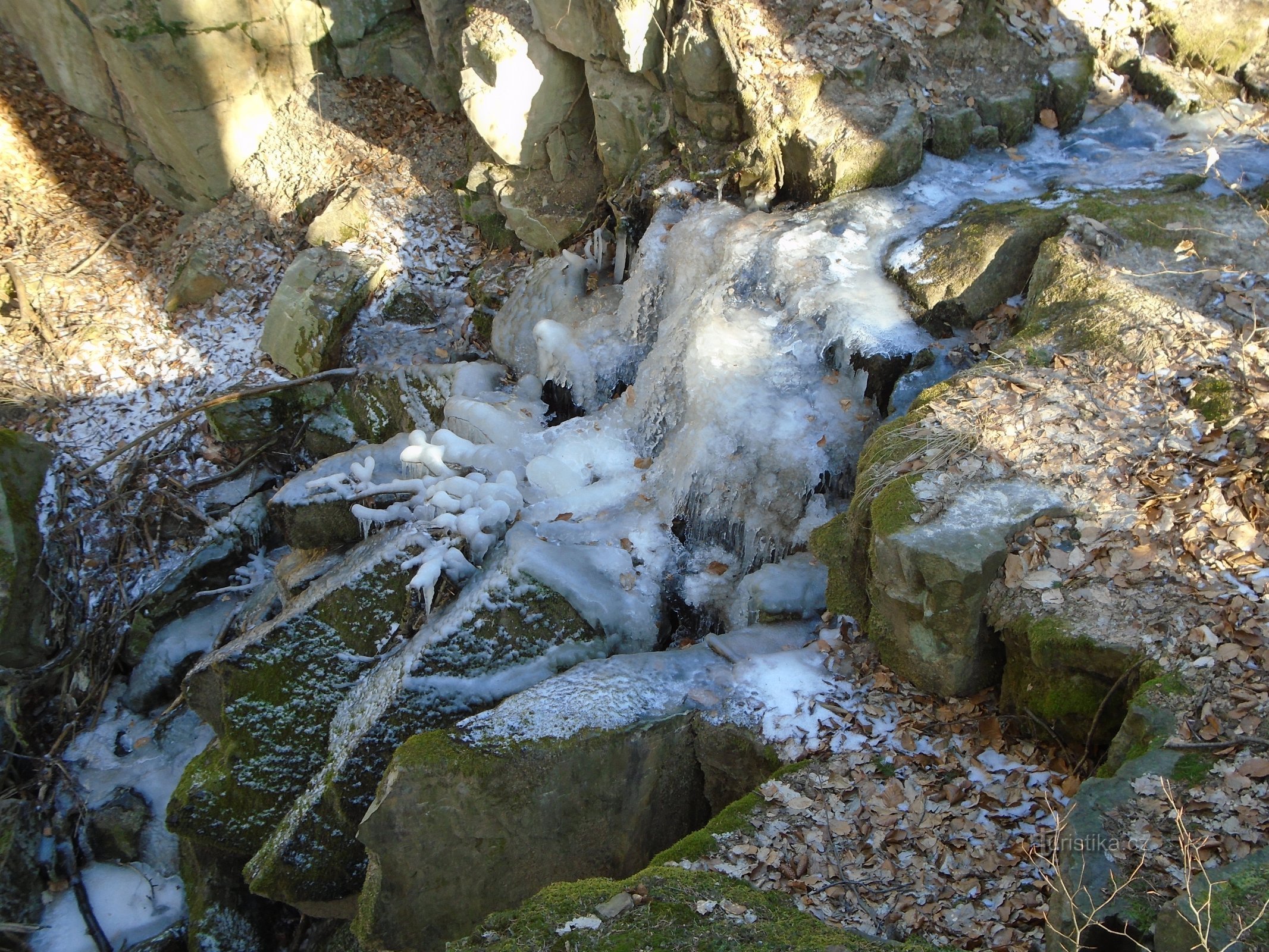 Končinský waterfall (Slatina nad Úpou)