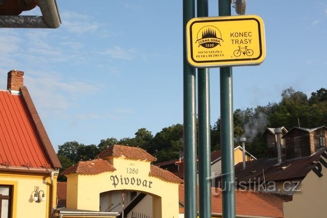 The end of the beer trail at Pivovar