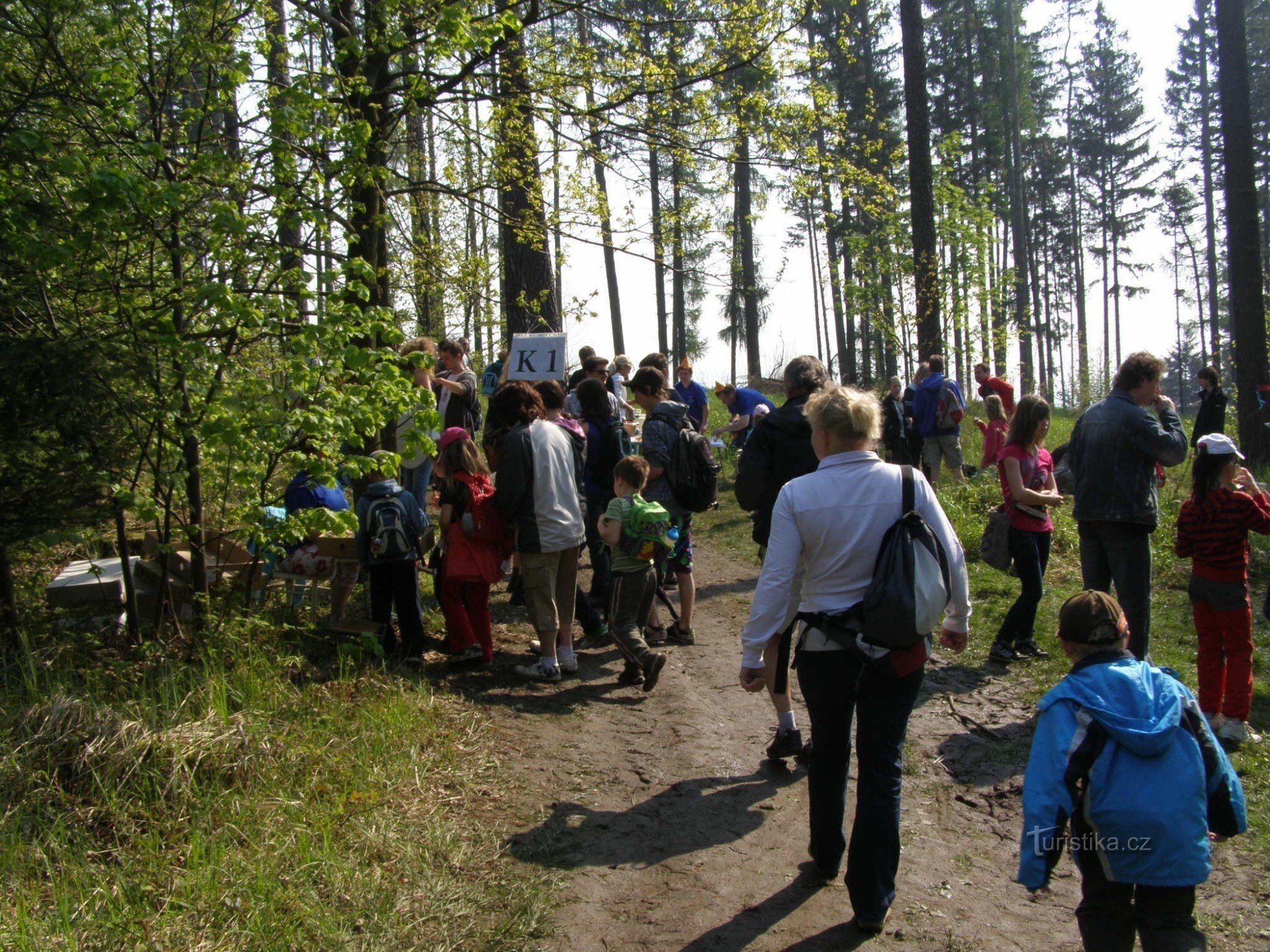 control of K1 on the ridge of Libhošťská hůrka