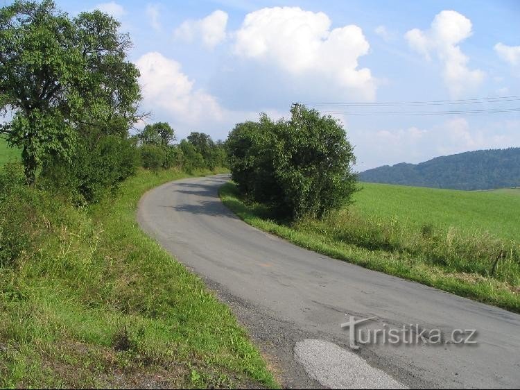 Kopčanka, vers Hukvaldy