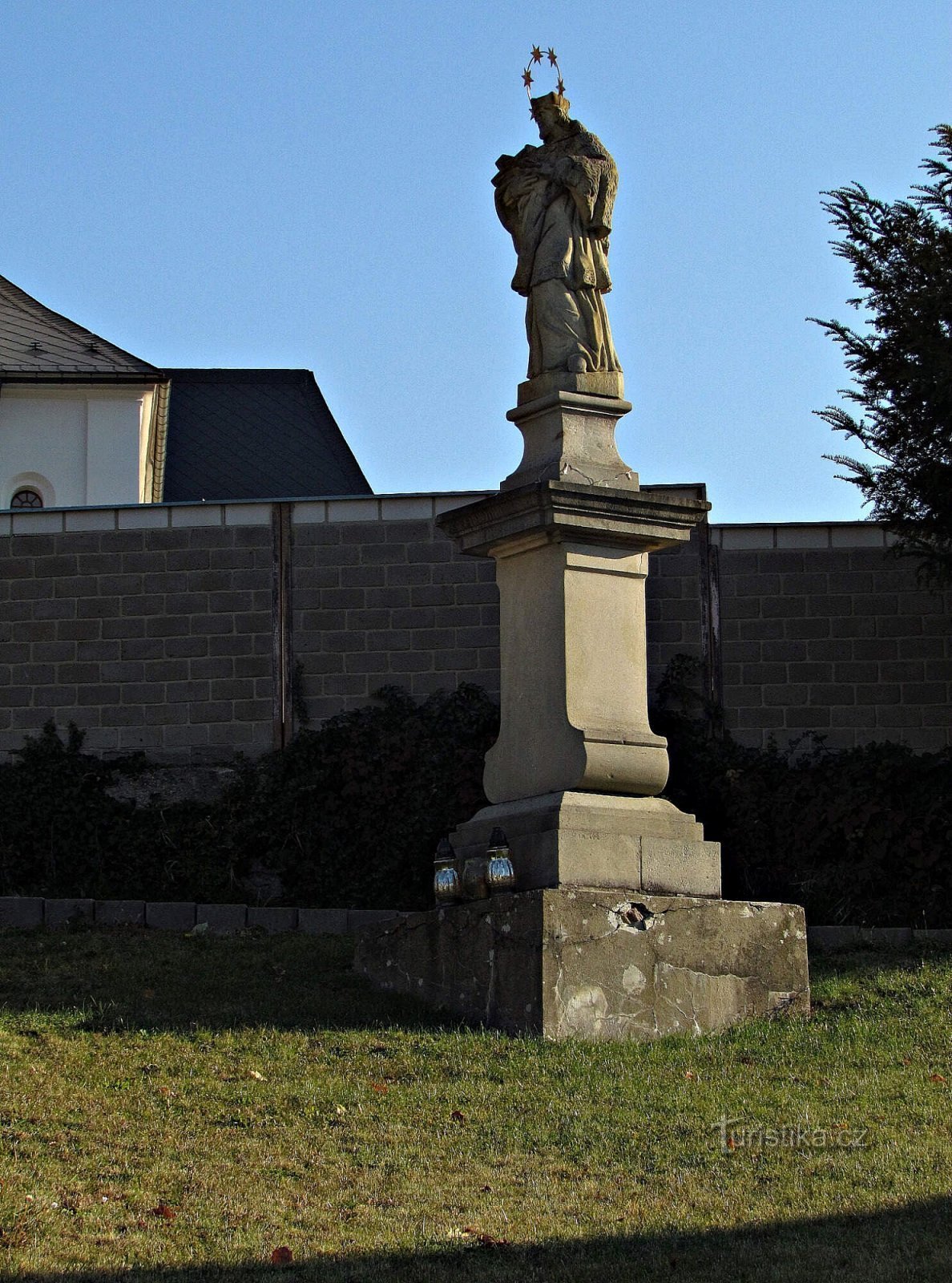 copy of the statue of St. John of Nepomuk