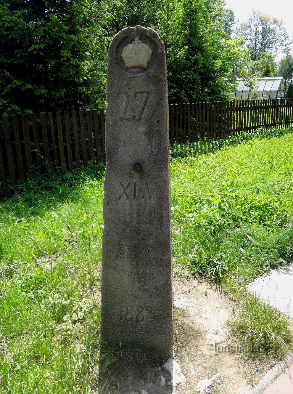 Piatra de hotar a lui Kopyt la capelă