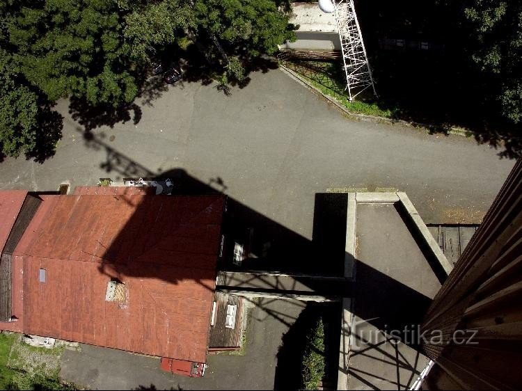 Koráb u Kdyně: Vista da torre de observação.