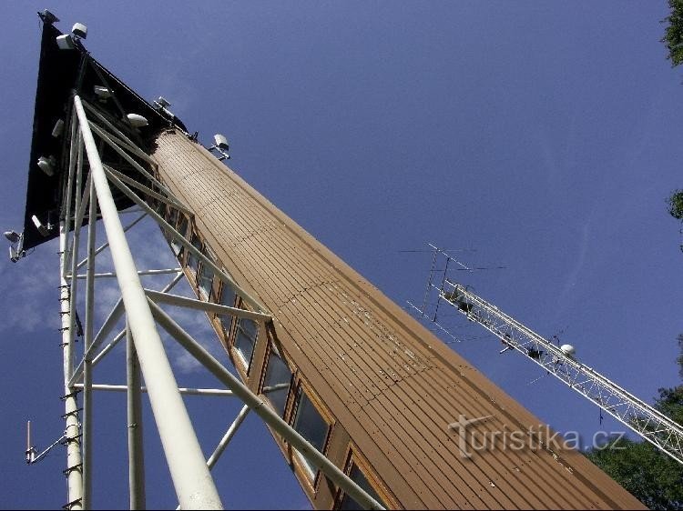 Koráb u Kdyně: Torre de vigia na colina Koráb.