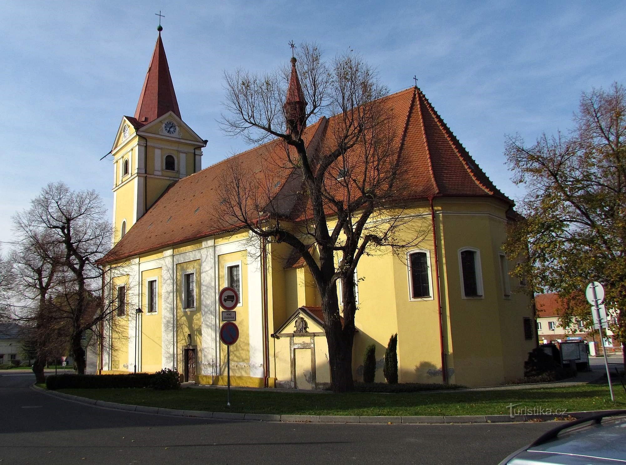 Koryčanský kostel sv.Vavřince