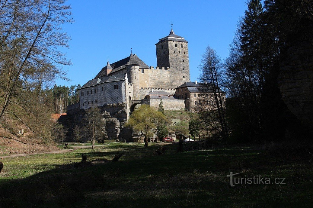 Kost, Blick aus dem Plakánek-Tal