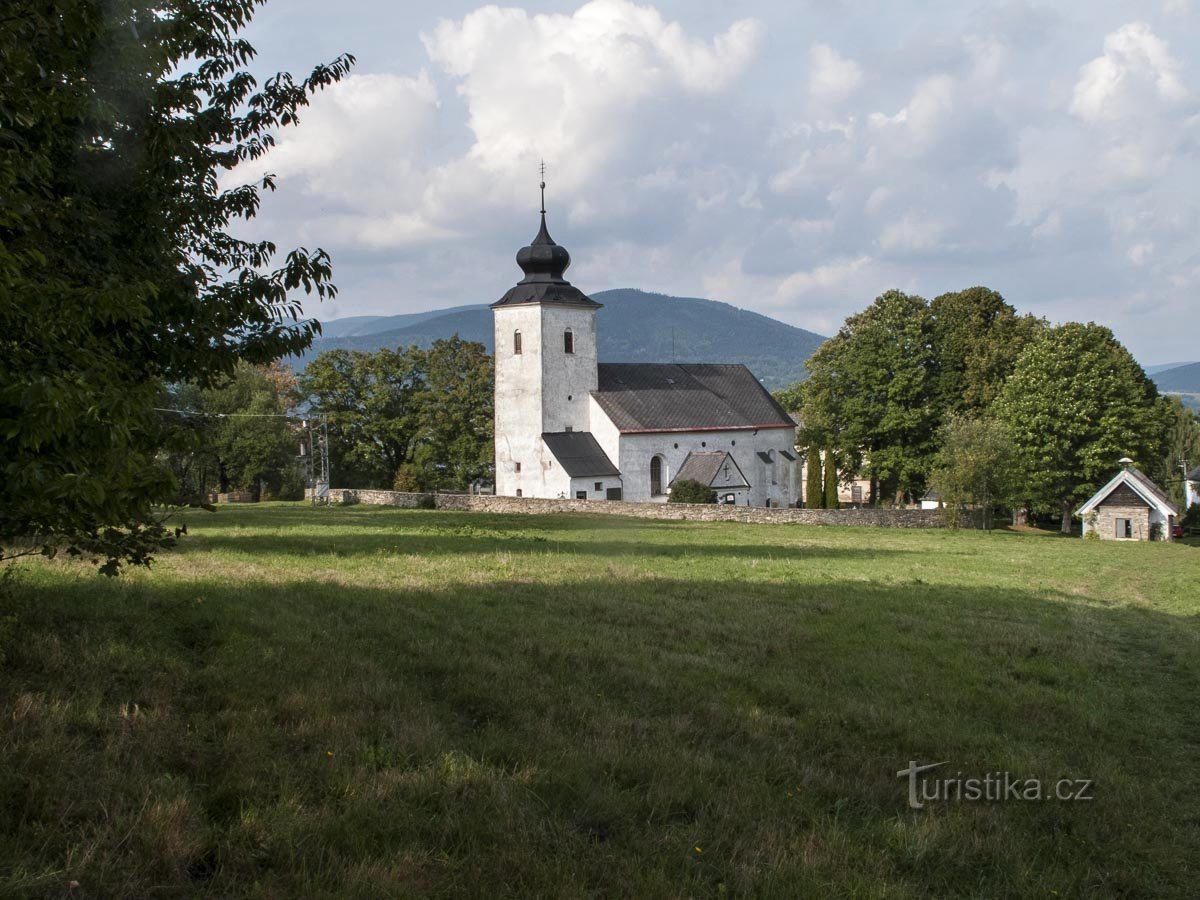 Kyrkan och Srazná