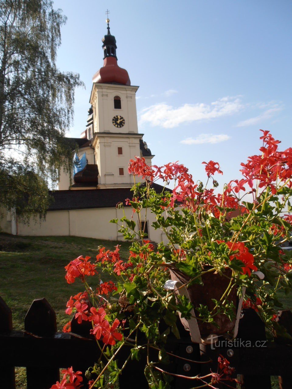 Igreja de Dobrá Voda perto de Horní Stropnice