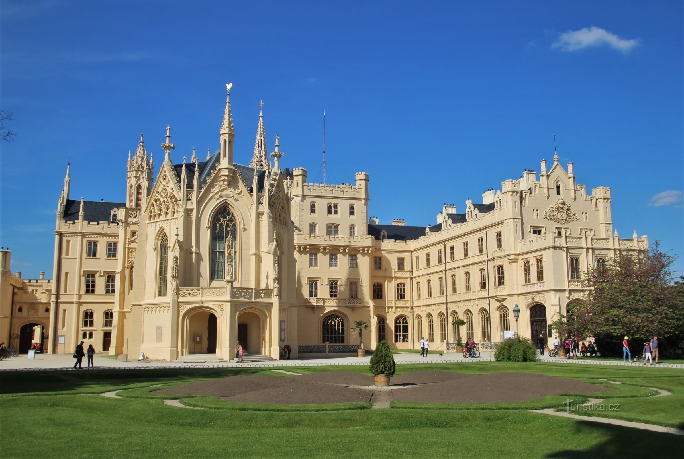 The church is part of the castle grounds