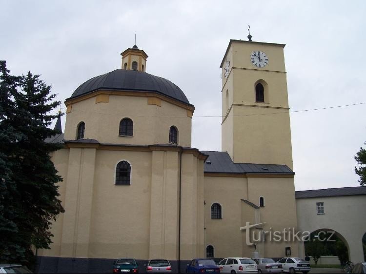 Church: A church connected to the castle