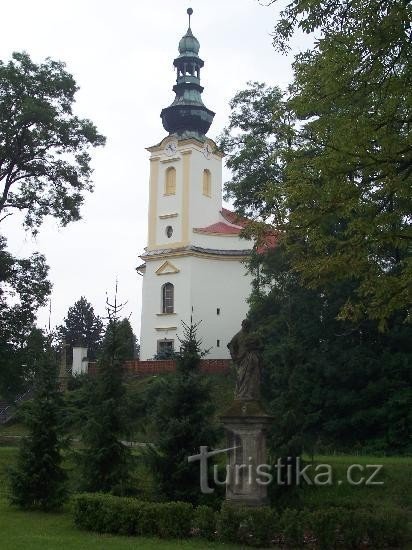 Biserica: Biserica Sf. Michal în Sedlnice