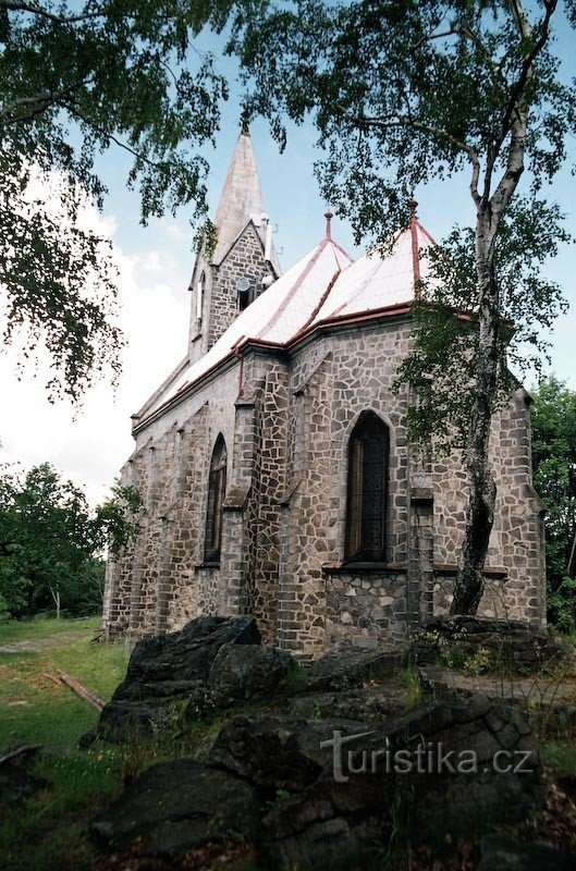 de kerk op Boží hora