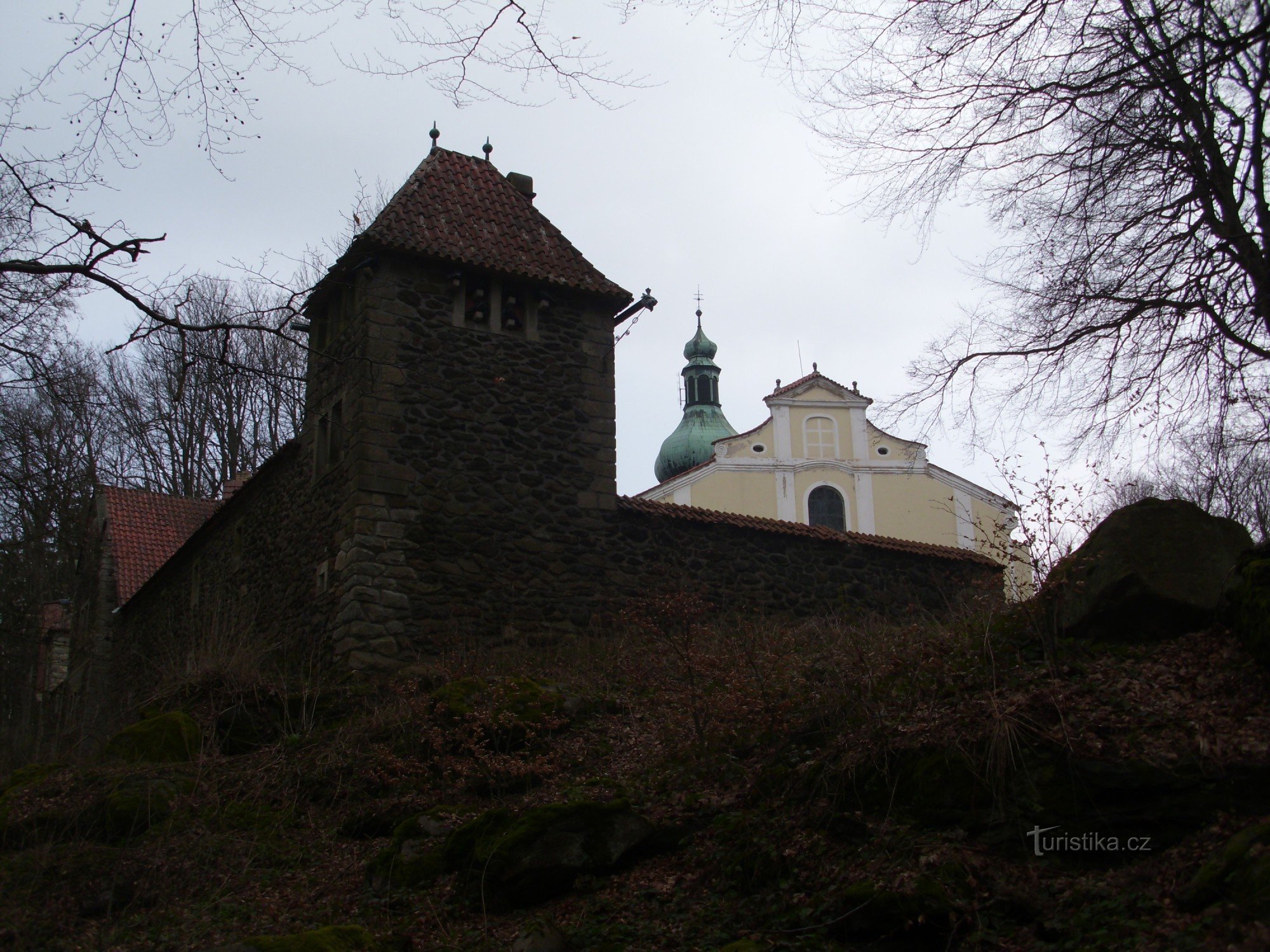 Templom a Křemešníkon