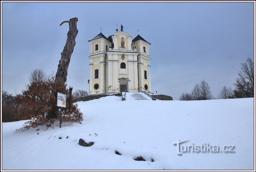 La iglesia en Maková hora