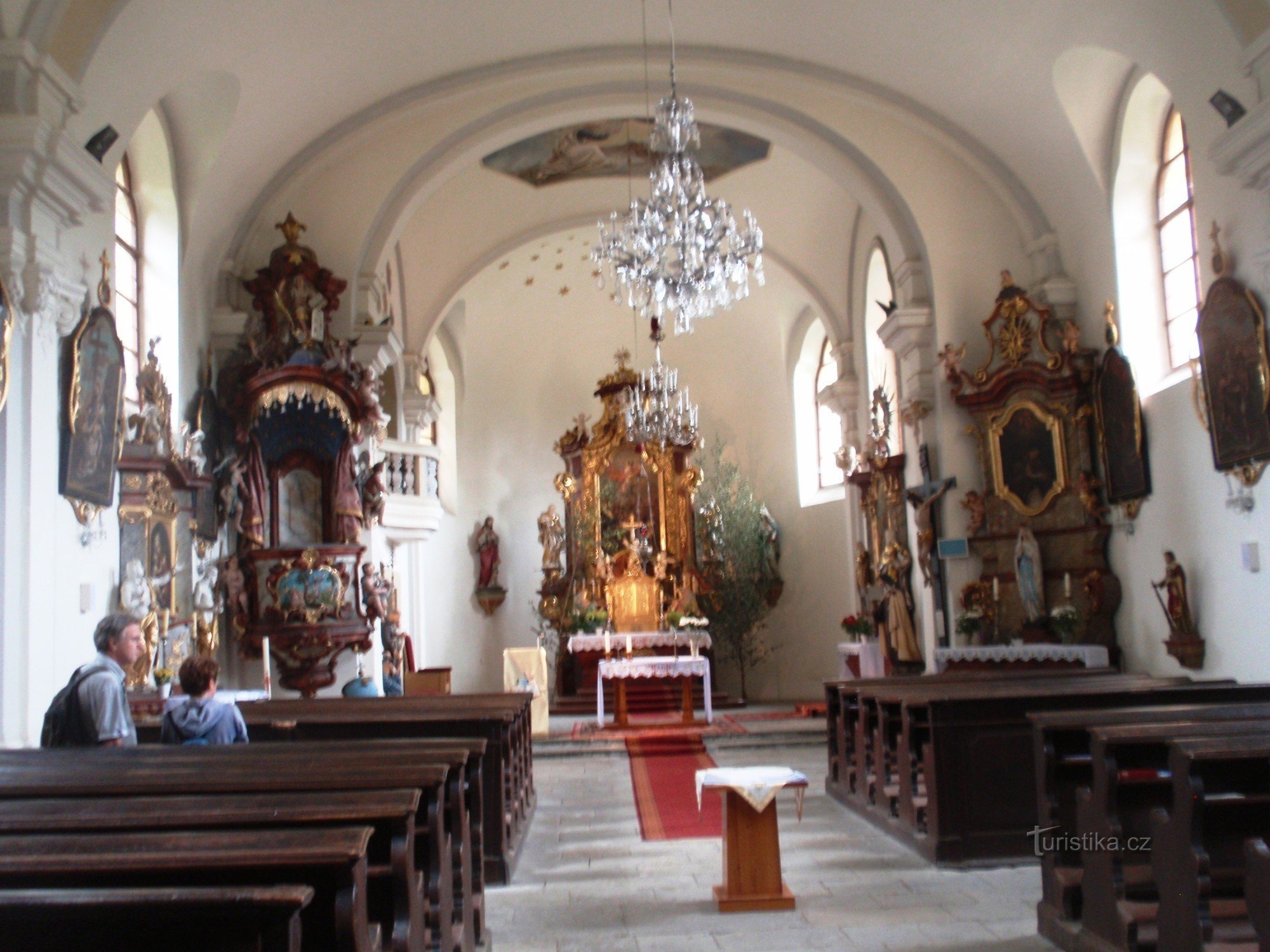 Biserica Înălțarea Domnului din Brandýs nad Orlicí - interior