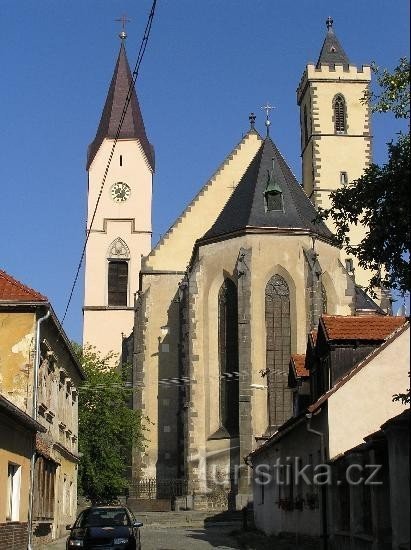Church of the Assumption of the Blessed Virgin Mary: one of the most famous church buildings in southern Bohemia