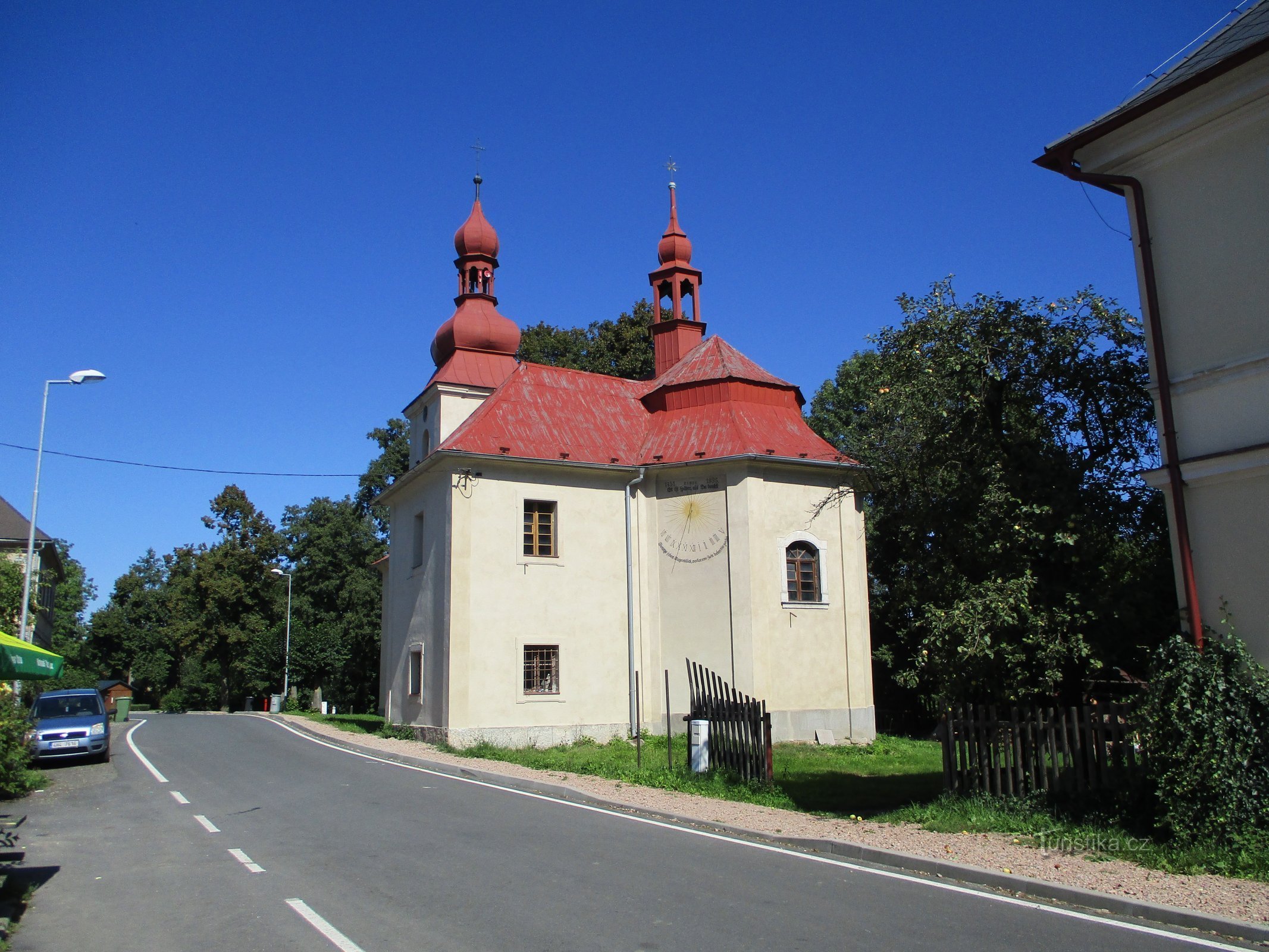 Kerk van de Hemelvaart van de Maagd Maria (Kohoutov, 6.9.2019/XNUMX/XNUMX)