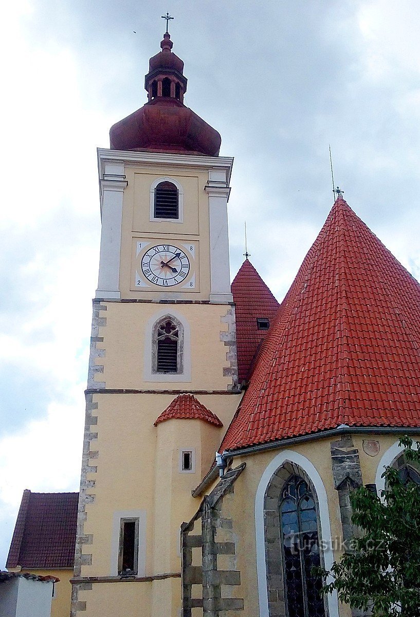Kostel Nanebevzetí Panny Marie - Trhové Sviny