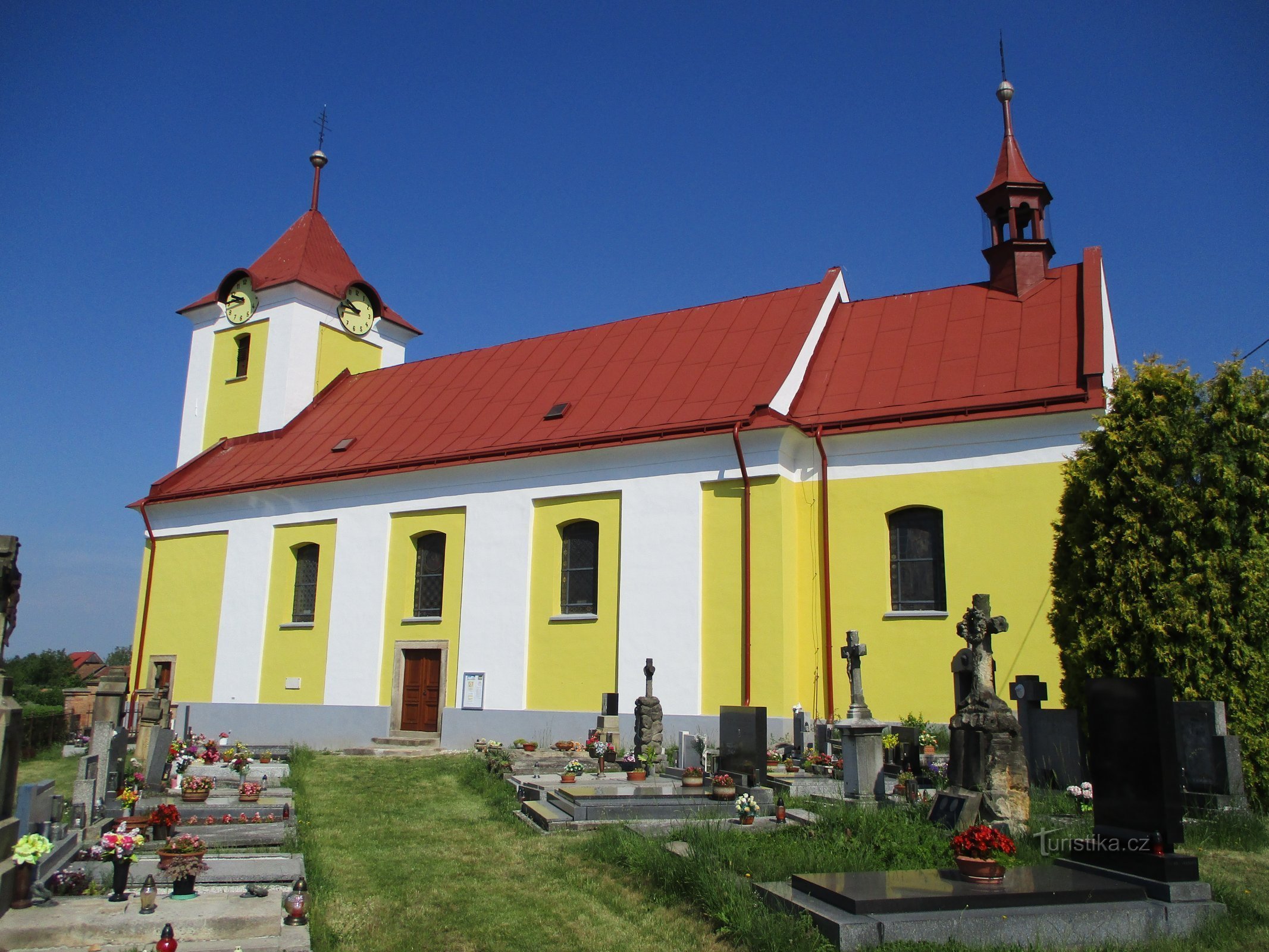 Szűz Mária Mennybemenetele templom (Velká Jesenice, 19.6.2019.)