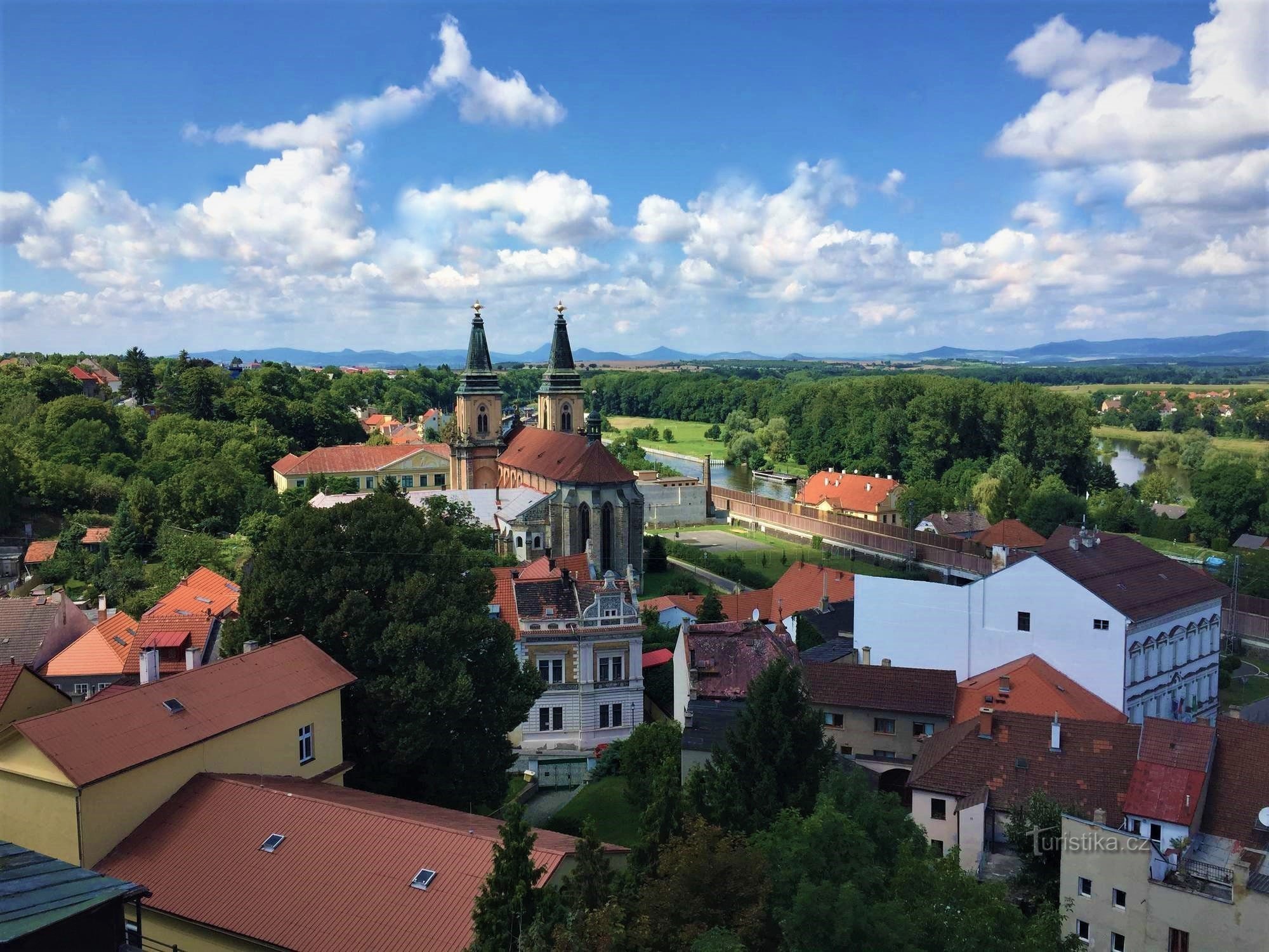 Kirche der Geburt der Jungfrau Maria (Roudnice nad Labem, 9.8.2017)