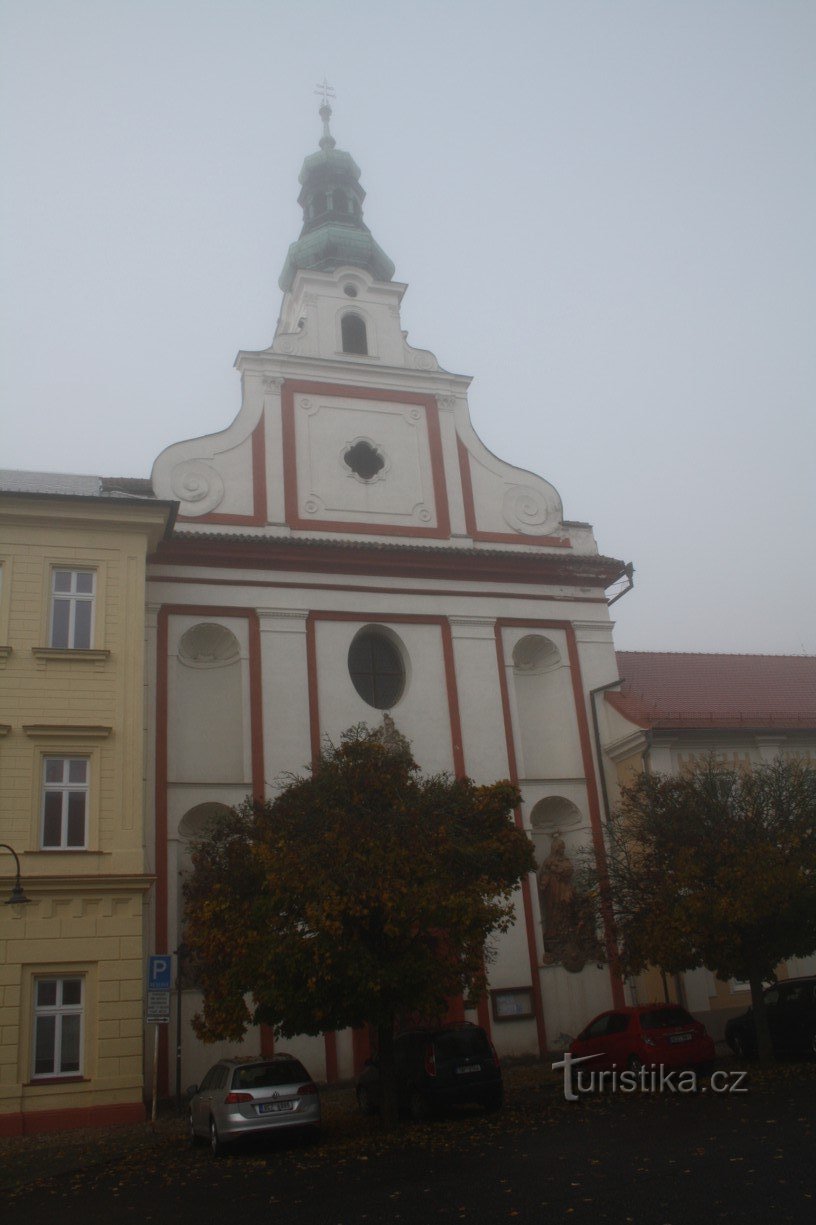 Church of the Nativity of the Virgin Mary in the town of Tábor