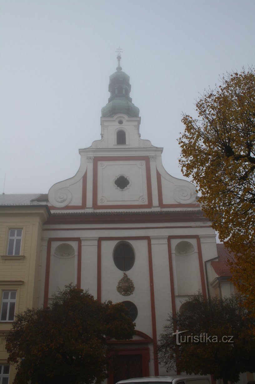 Church of the Nativity of the Virgin Mary in the town of Tábor