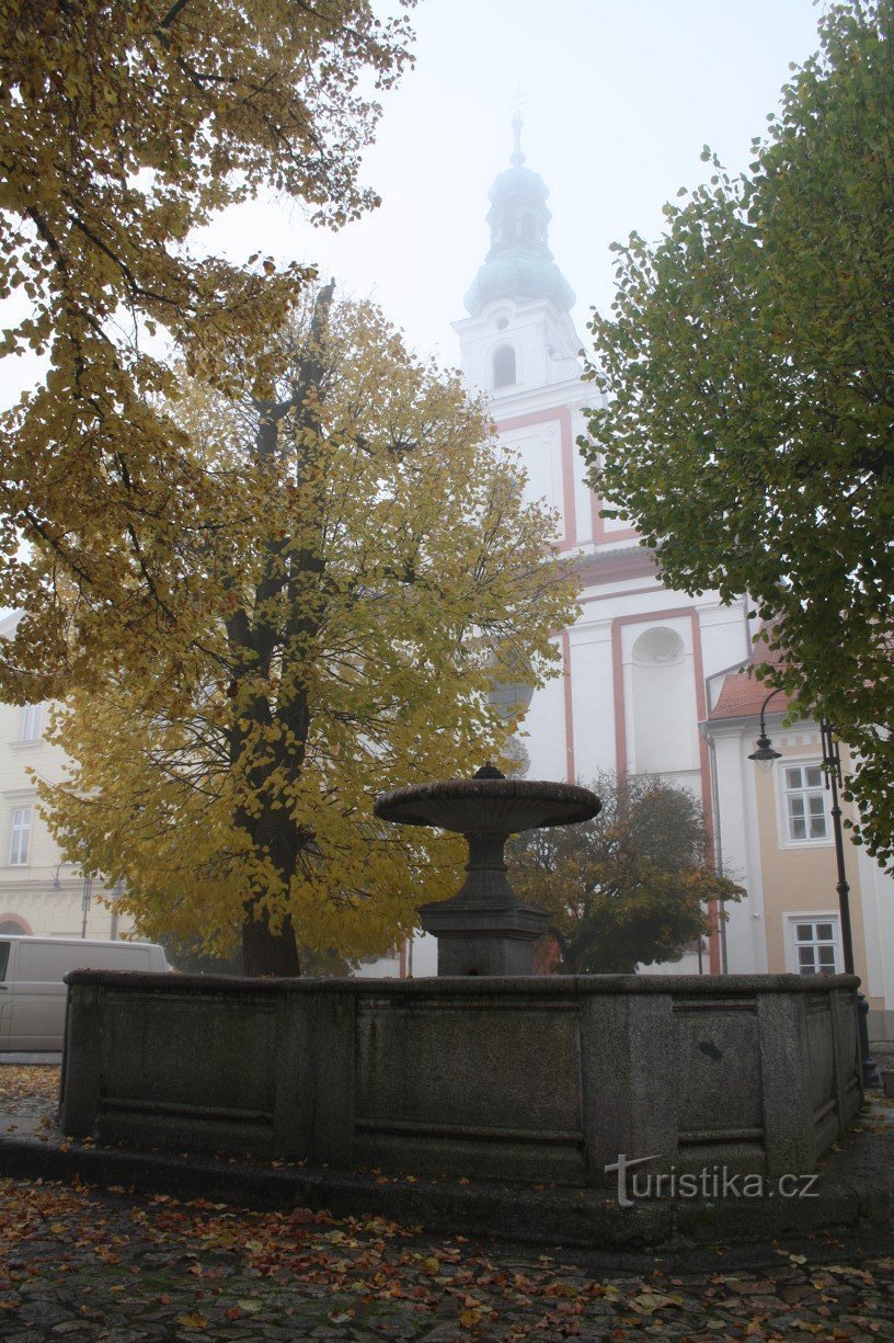 Jungfru Marias födelsekyrka i staden Tábor