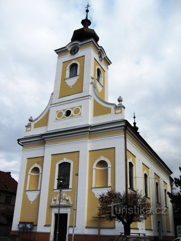 Szent Születés temploma. Keresztelő János, Slušovice