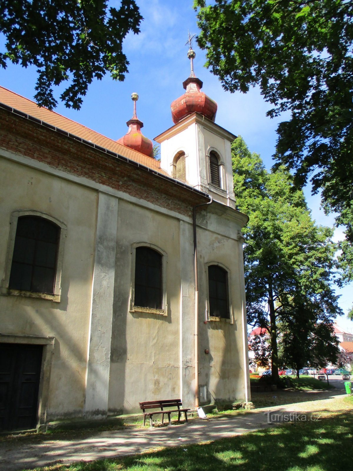 Den heliga treenighetens kyrka (Nový Bydžov, 5.7.2020 juli XNUMX)