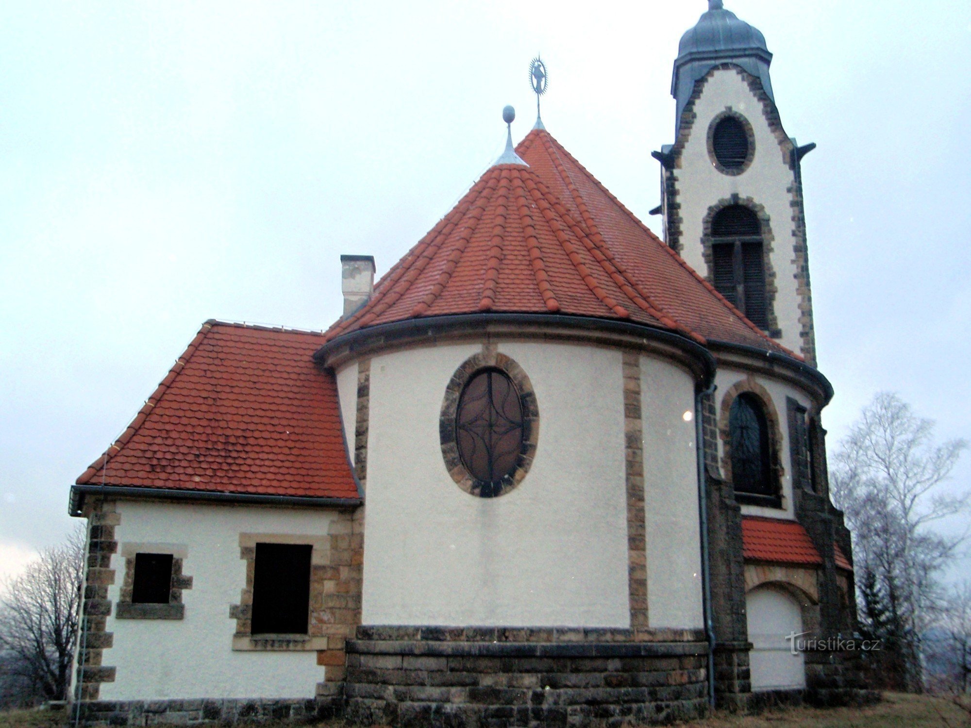 Kirche von hinten