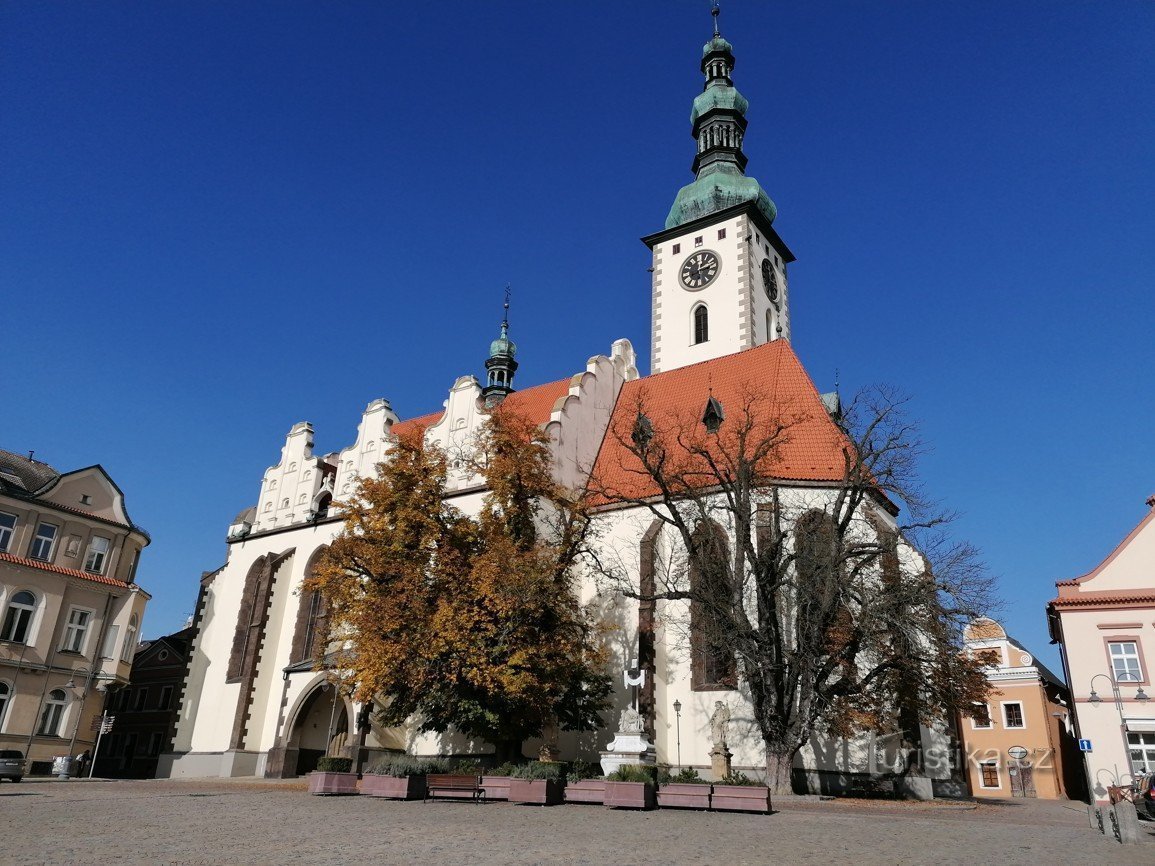 Church of the Transfiguration of the Lord in the town of Tábor