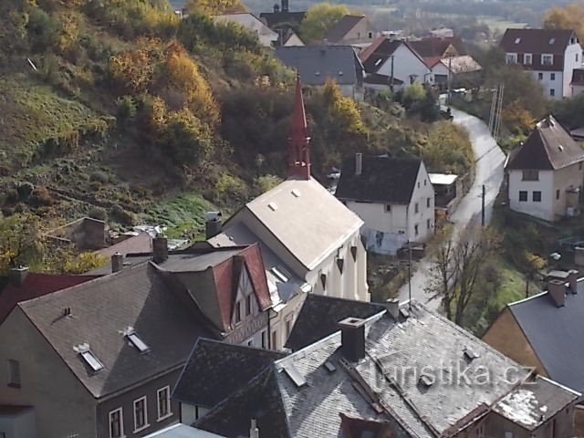 kyrka med Plåtgatan