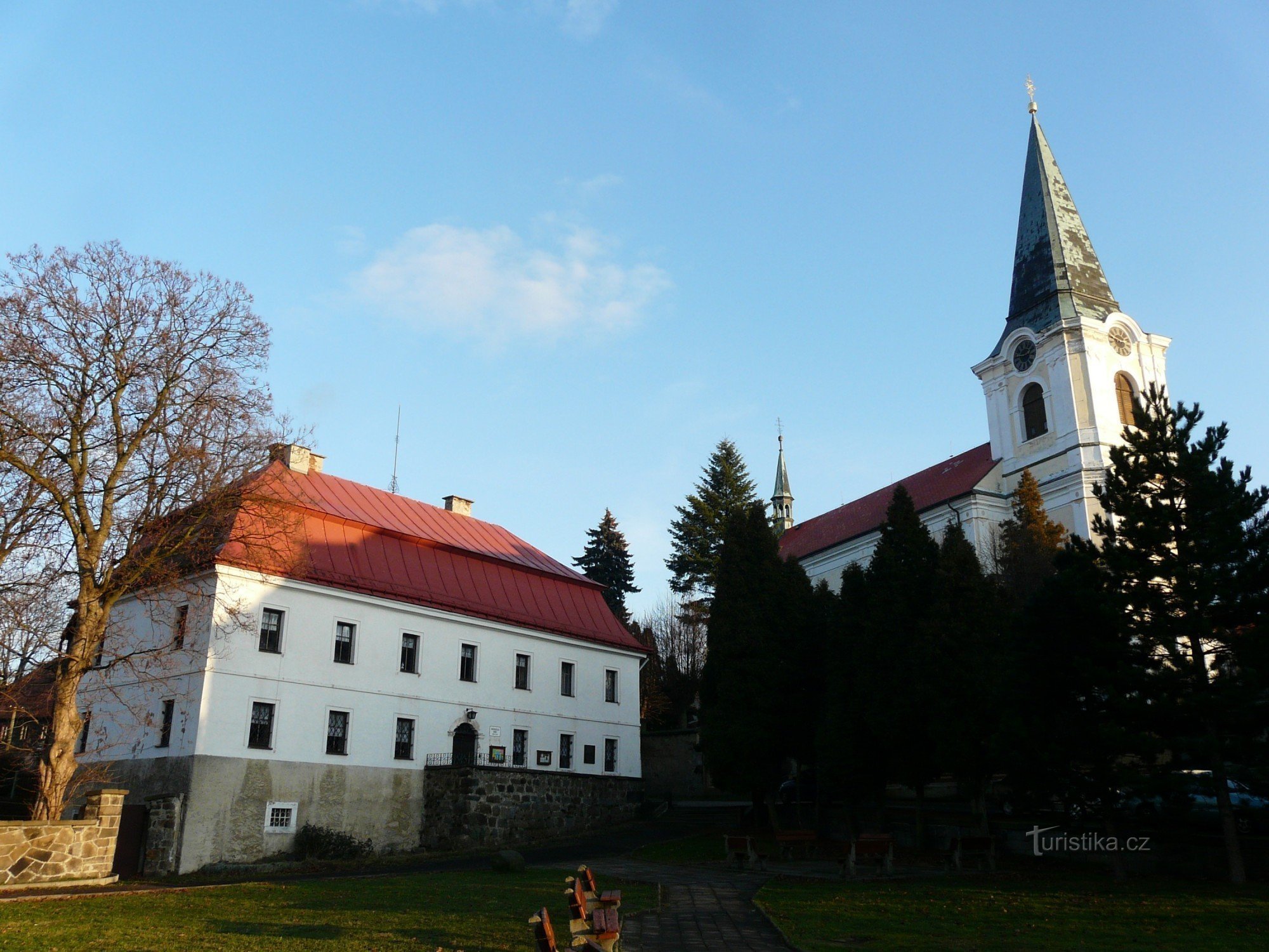 church with rectory