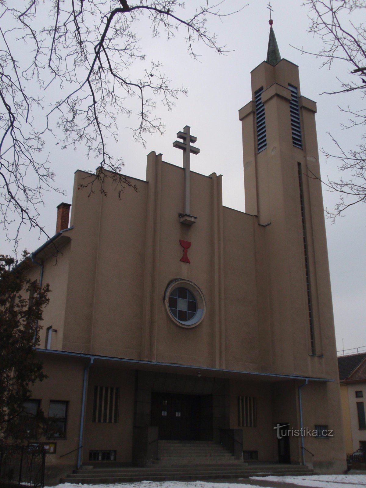 Erlöserkirche Tschechoslowakei die Hussitenkirche in Brünn-Židenice