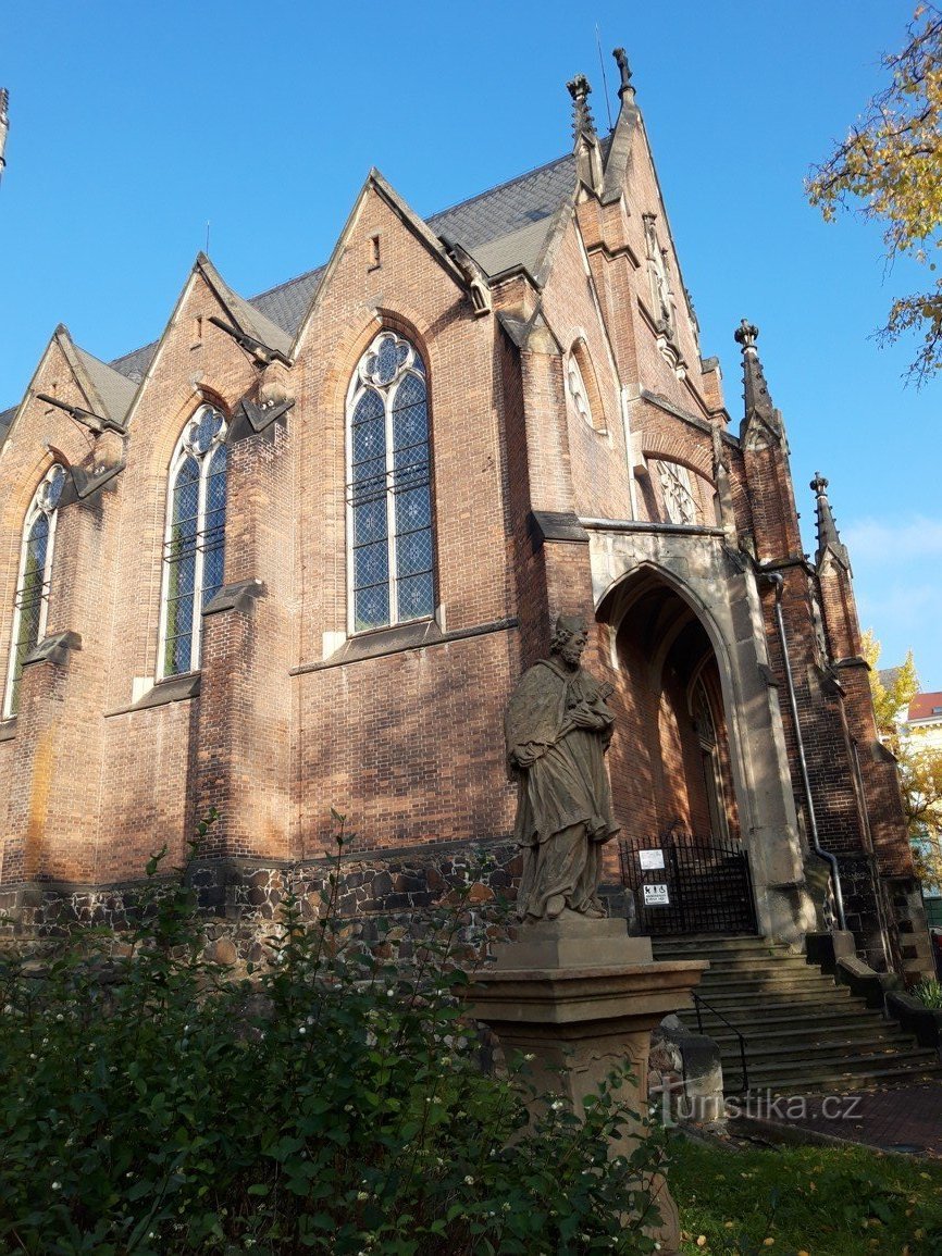 Kyrkan St. Elizabeth av Ungern-Duryna i Teplice spa