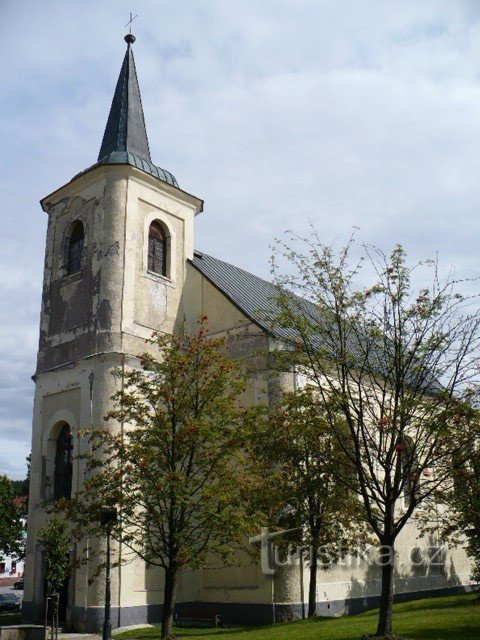 kyrkan St. Anne i Boží Dar