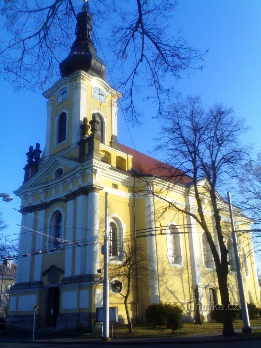 templom Szent Antonín Nové Hradec Králové-ban