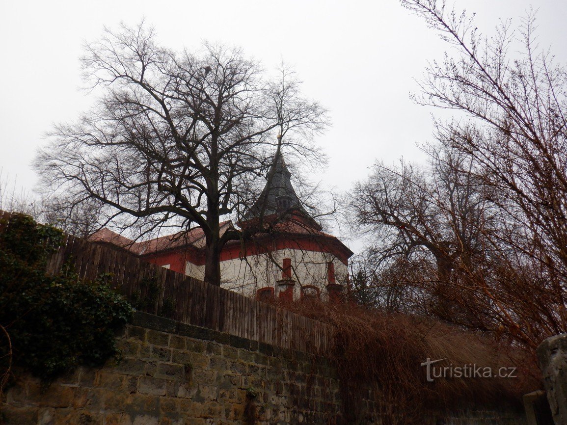 templom Szent Bartholomew és Szűz Mária mennybemenetele Doksyban