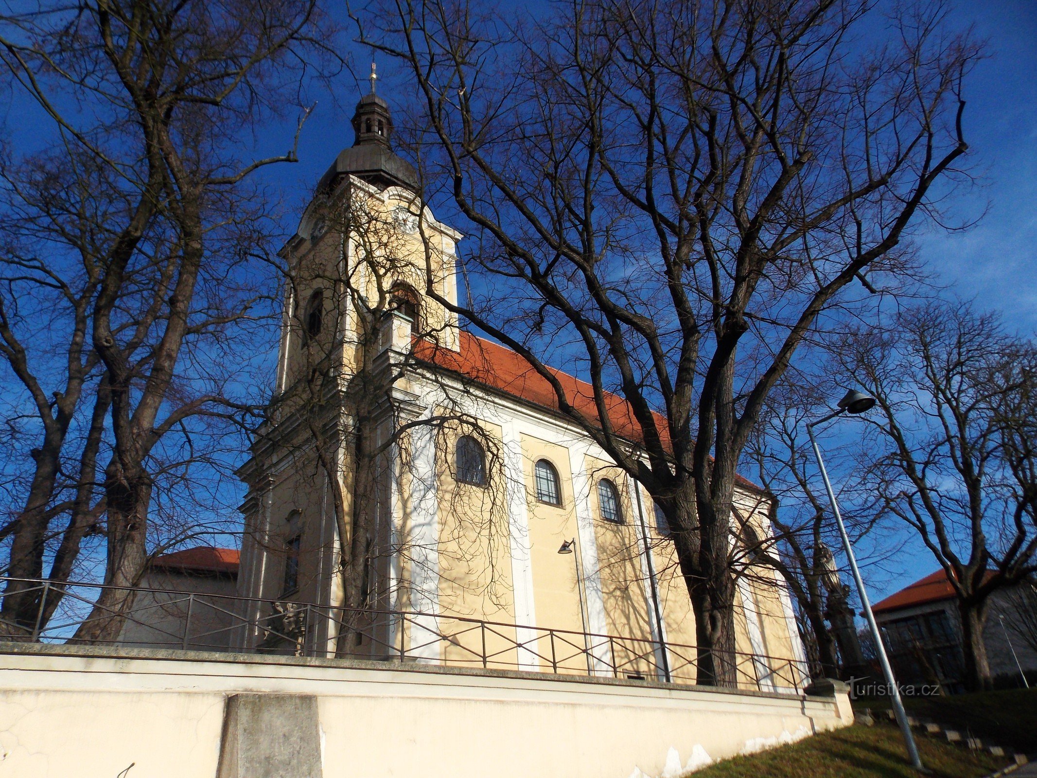 Kyrkan St. Bartholomew och församlingen i Napajedlý