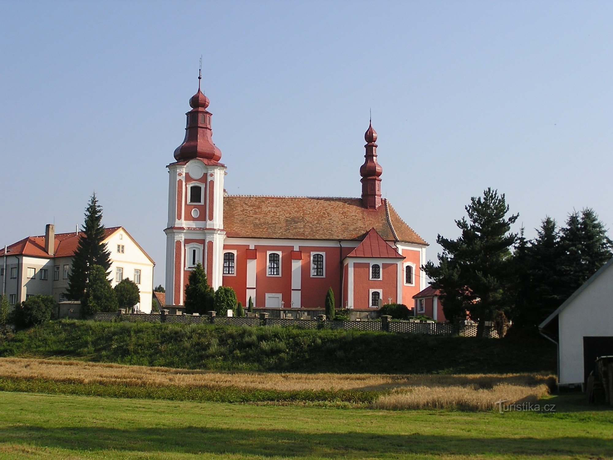 Kostel sv.Bartoloměje v Rozsochách - 3.8.2003